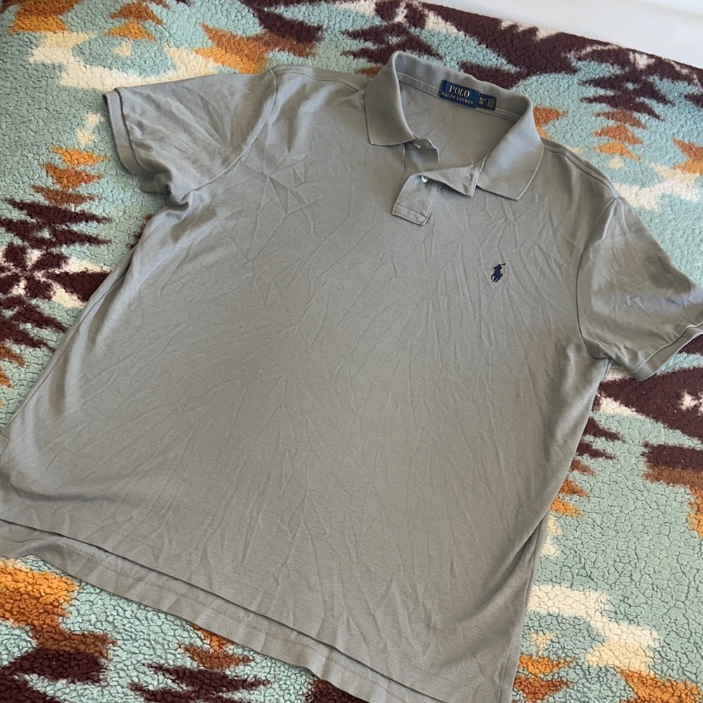 Polo by Ralph Lauren Men's Classic Gray Polo Shirt